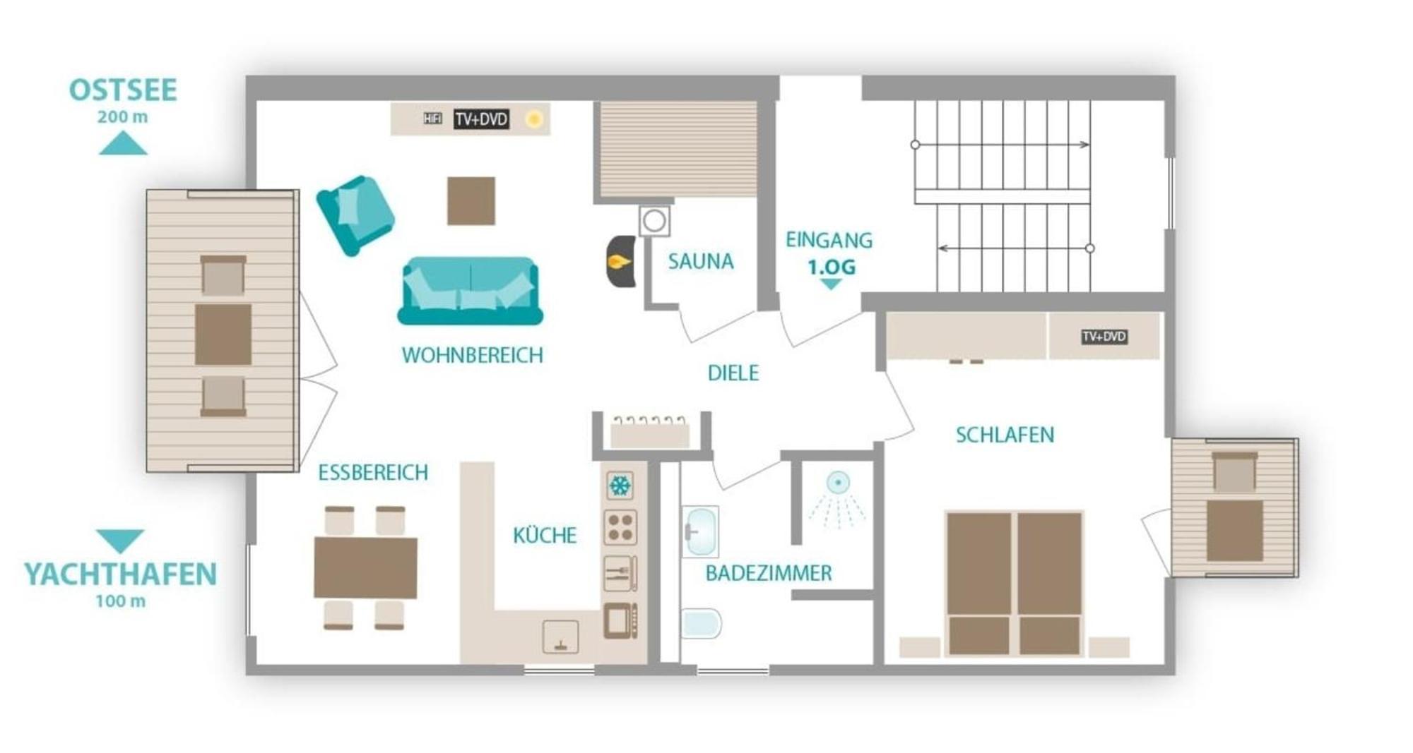 Ostsee - Appartement Nr 89 "Salzaster" Im Strand Resort Heiligenhafen Esterno foto
